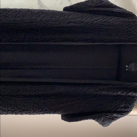 Long short sleeve cardigan in black - Picture 2 of 3